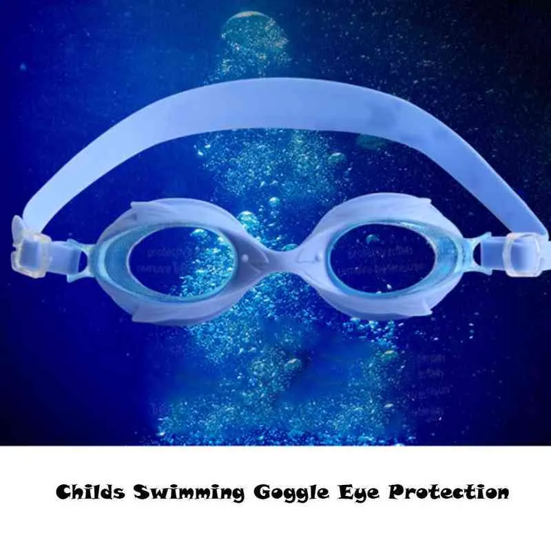 Детские плавательные очки против тумана водонепроницаемые дети плавать очки высокое качество профессиональные плавательные очки дайвинг маска G220422