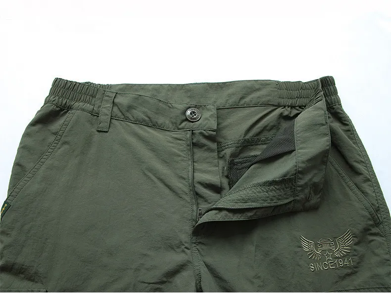 Pantaloni cargo tattici militari dell'esercito da uomo Pantaloni lunghi leggeri traspiranti ad asciugatura rapida impermeabili da uomo Pantaloni sottili sottili casual da uomo 220704