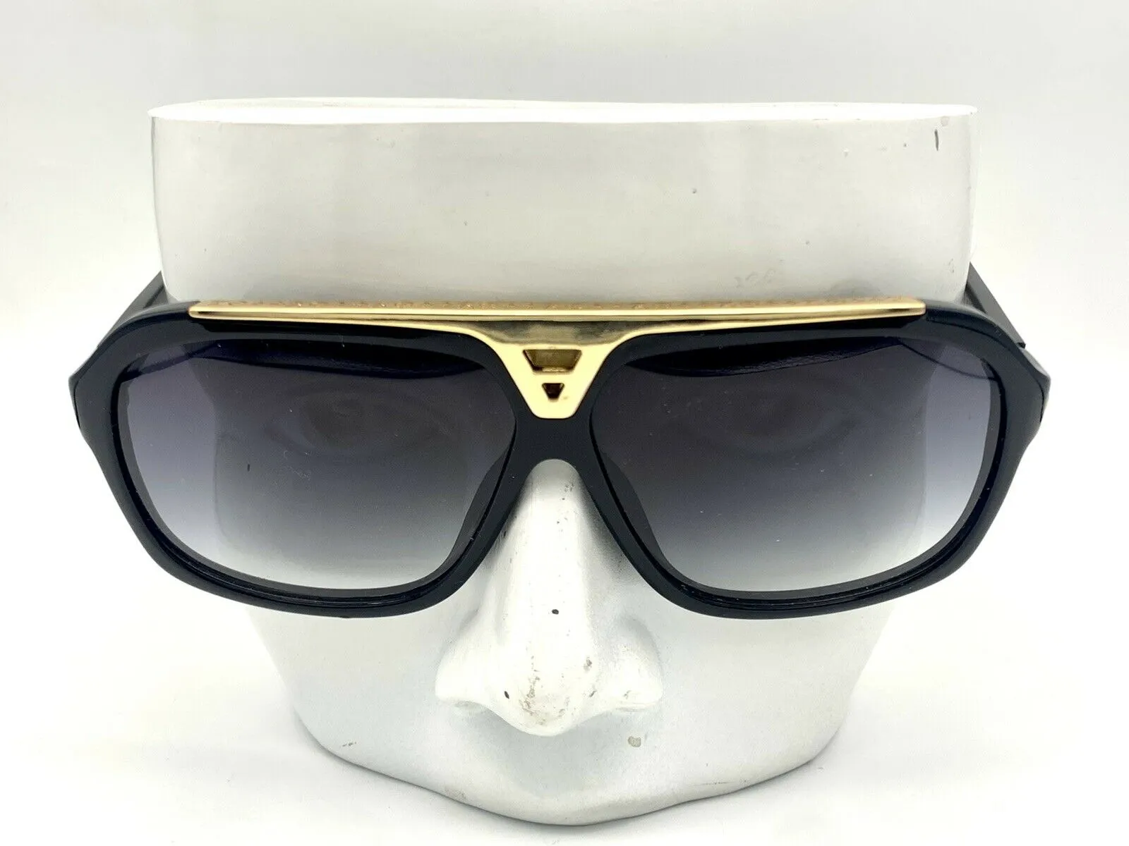 Mode-Sonnenbrillen, Acetat-Rahmen, Evidence Millionaire-Sonnenbrille, Designer-64-mm-Gläser für Herren und Damen, bessere schwarze Hüllen, 219 g