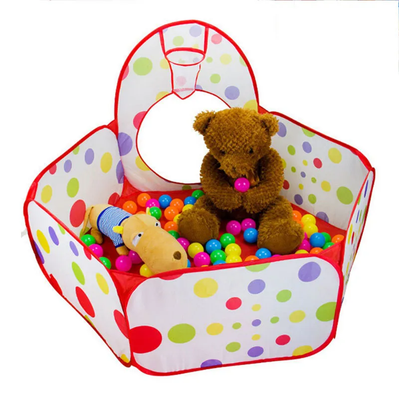 Túnel de tendas de brinquedos para crianças para crianças Baby Indoor Ocean Balls Pool seco Playground Park Playground Park dobrável Play Playpen 220621