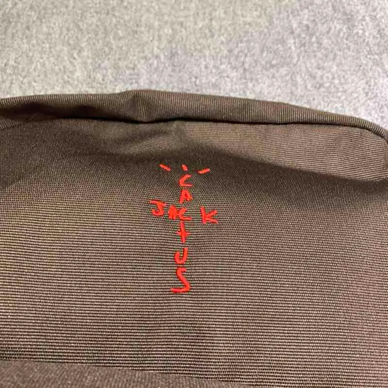 Backpack Men Women High Quality Embroidered Cactus Jack Bag Black Brown Backpacks T2207225932041