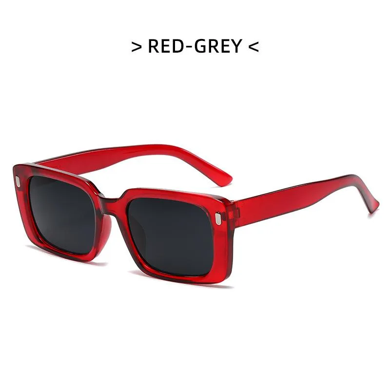 Okulary przeciwsłoneczne Olopky 2022 Square Women Okulowskie okulary dla vintage pomarańczowe okulary punkowe Hombre Lentes de Sol Mujer246c