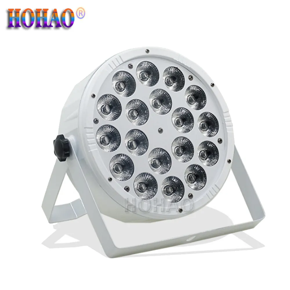 Flat Led Par RGBW 4IN1 RGBWUY 6IN1 Stage Washer Effect Control Remote DMX512 Dj Equipment KTV Clear Bar Entertainment Lamps