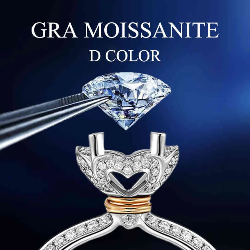 Promozione Moissanite Pietra sciolta più economica Fabbrica D Colore VVS1 3EX Bianco Taglio rotondo Lab Grown Diamond Certificazione GRA330r