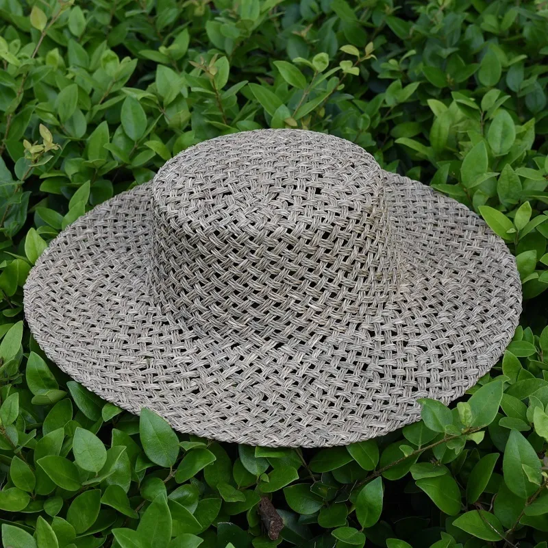 Fashion Women s Summer Hat traspirante Sale Panama Jazz Grass Beach Cap da sole viaggi le vacanze Fedora Straw RH 2207086086268