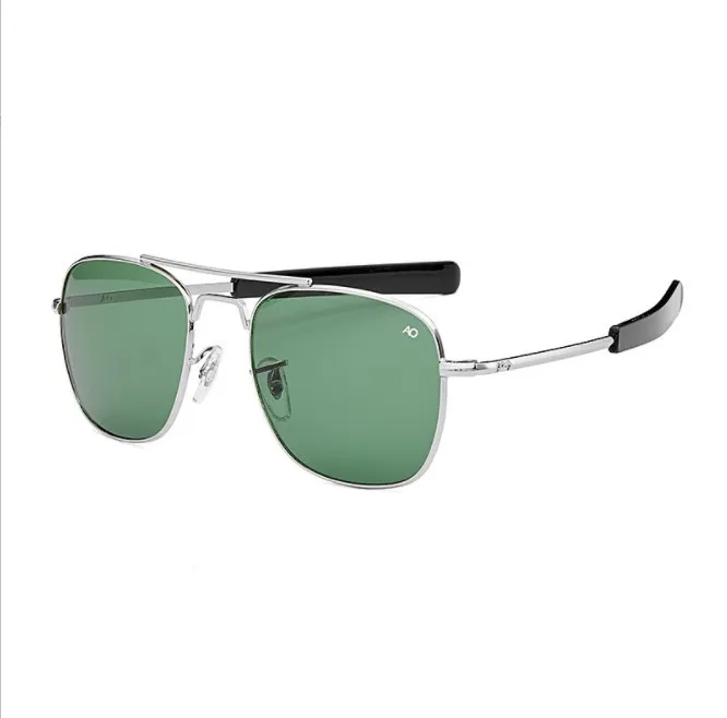 Fashion Trend Brand UV400 Men's Metal Square Sunglasses