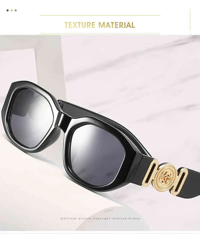 2022 exclusivo pequeno óculos de sol feminino moda personalidade senhora cabeça vintage quadrado óculos de sol para homem oculos de sol9107878