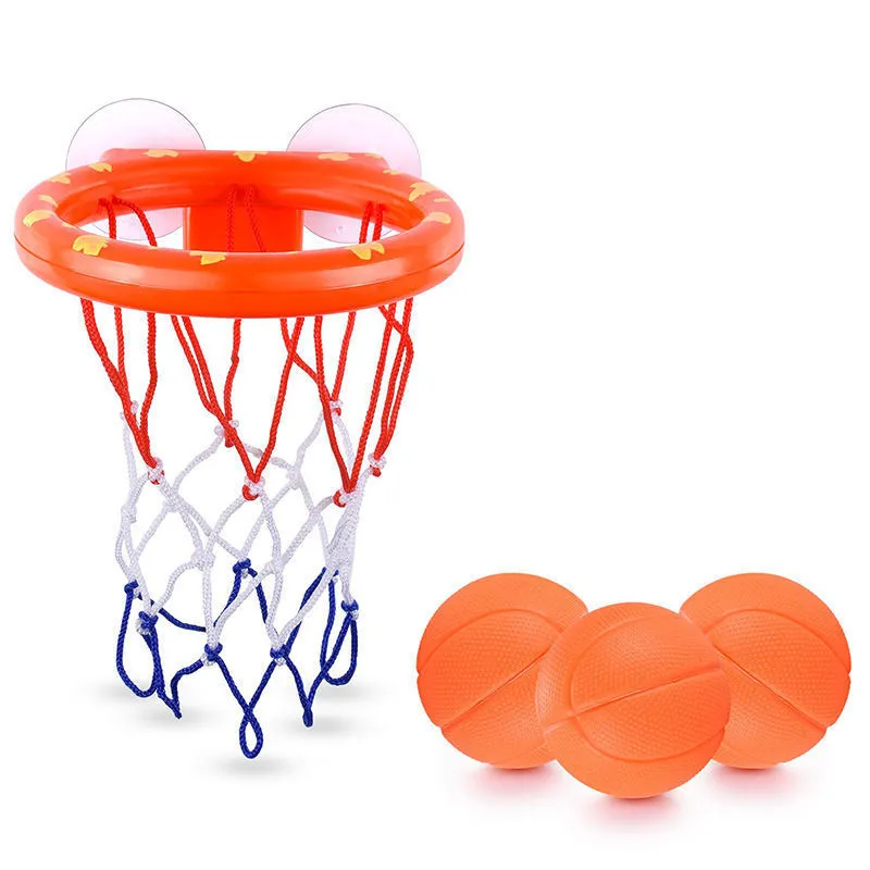 Bath Bath Toy Toddler Boy Water Toys Bathtub Bathtub Basketball Hoop com 3 Balls Kids ao ar livre jogo de baleia fofa 220705