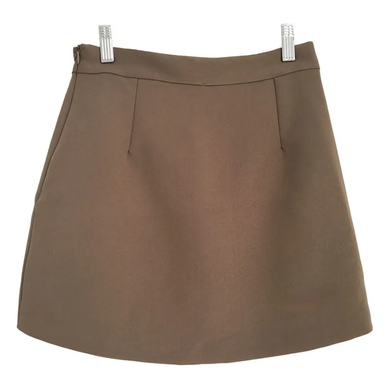 Onregelmatige vrouwen shorts rokken zomer hoge taille brede been split chic office lady zwarte korte broek gothic 220401