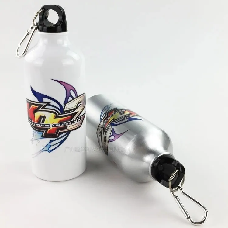 Bottiglia sportiva da 600 ml Fai da te personalizzata stampa colorata in alluminio Po motociclisti escursionisti regali di promozione viaggi regali souvenir 220706