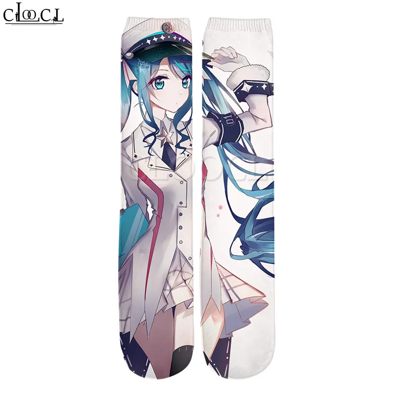 Est Anime Sword Art Online 3D-gedruckte Mode Herren Allmatch Harajuku Verkauf gerade Socken 220617