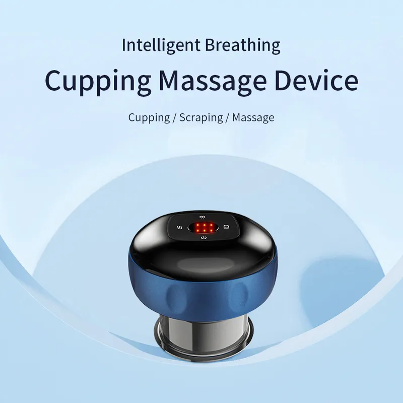 Smart Vakuum Sugkopp Koppningsterapi Massageburkar AntiCellulite Massager Kroppskoppar Uppladdningsbar fettförbränning bantning Device 220701