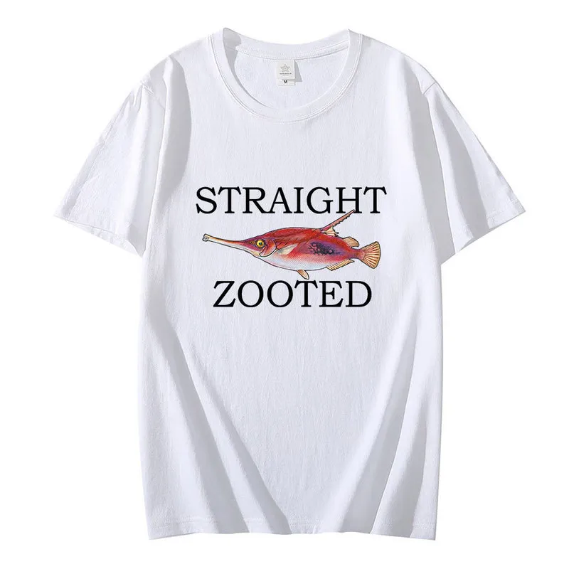 Droit Zooted 100% coton décontracté à manches courtes conception drôle hommes t-shirt Oneck coton confortable tissu rue hommes t-shirt 220610