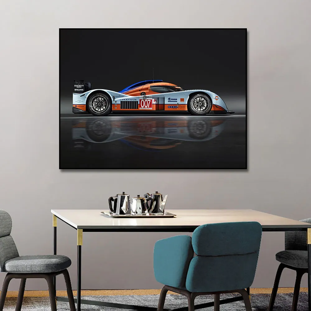 Sport Racing Car Plakat Malowanie nadruku na płótnie Nordic Wall Art Picture for Living Noom Dom Dekoracja