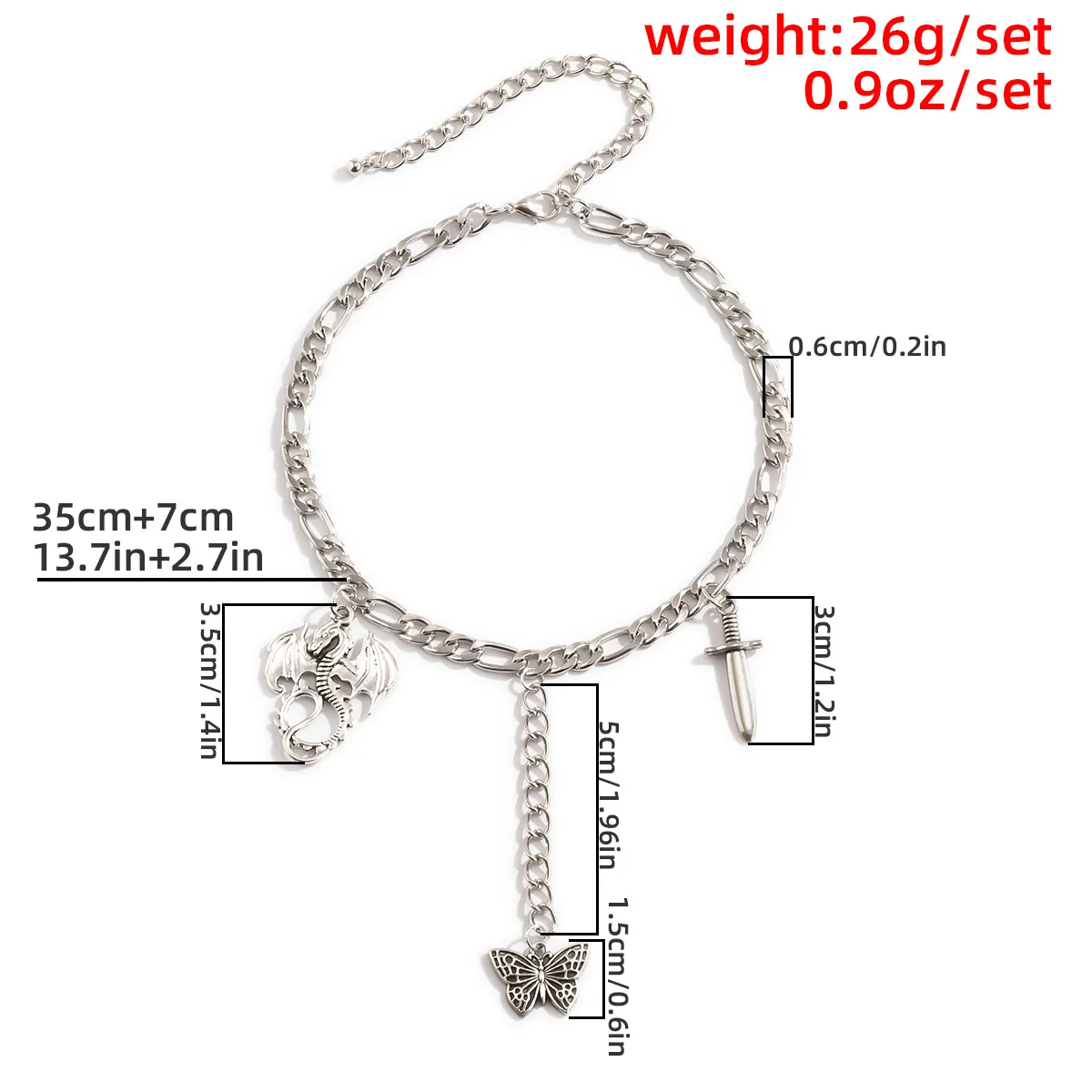 2022 New Fashion Pearl Butterfly Lock Key Charms Collana Girocollo y2k Estetica Catena a maglia cubana Oro le donne Accessori gioielli Hip Hop Regali la mamma