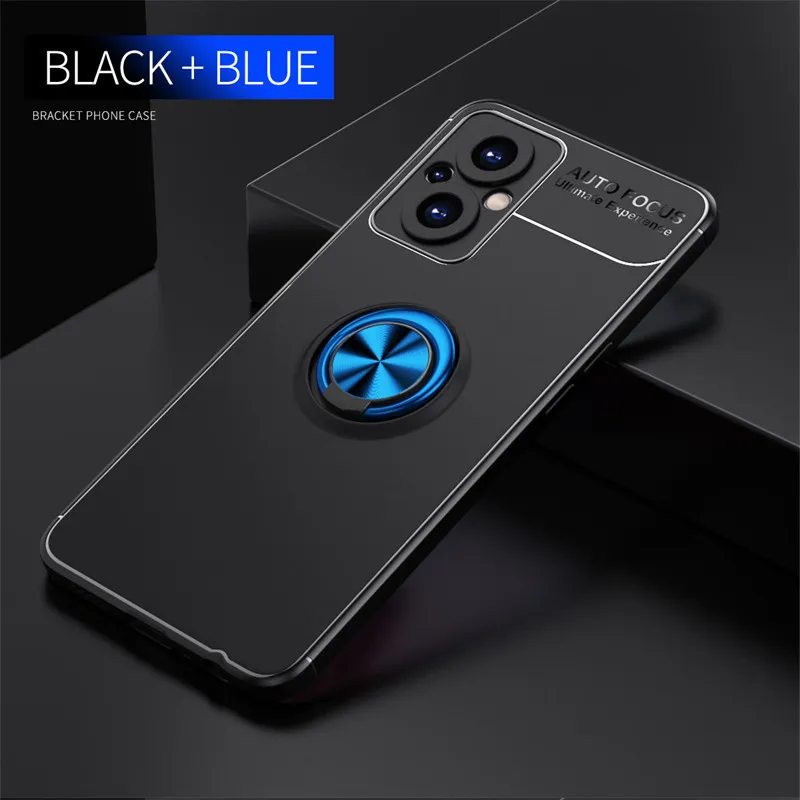 Cases For OnePlus Nord N20 5G Case OnePlus Nord 2 N10 N20 N100 N200 5G Cover Metal Ring Shockproof TPU Back Cover OnePlus Nord N20 5G