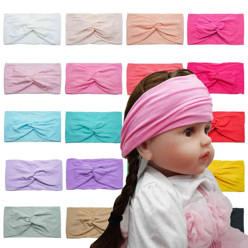 20 stks super zachte nylon hoofdbanden elastische haarbanden voor DIY haaraccessoires voor pasgeboren, peuter en kinderen AA220323