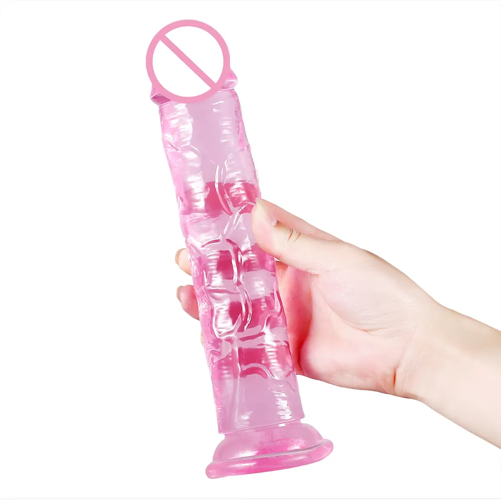 sexyy Toys Thrusting Dildo Anal Big Dick Masturbatori Realistic Cut Glass s adulti 18 Penis Women sexy Toy Shop
