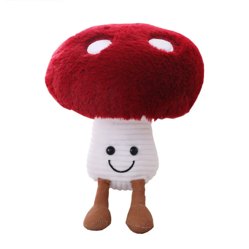 16 45 cm Creative Mignon Petit Champignon En Peluche Jouets En Peluche Légumes Doux Poupée Jouet Enfants Enfant Bébé Kawaii Cadeau 220531