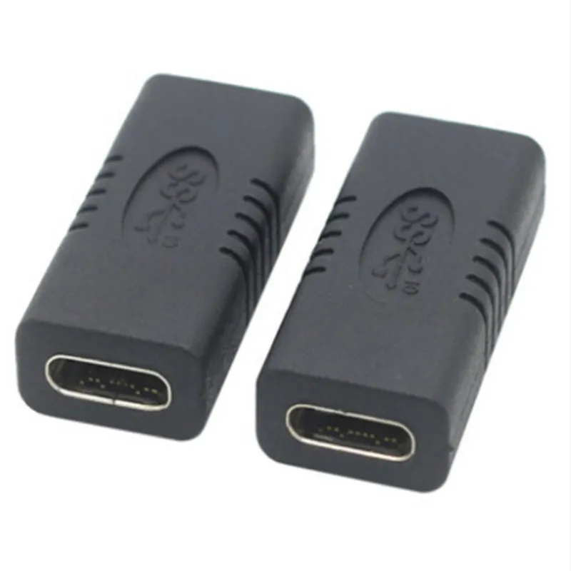 Adaptador USB portátil Adaptador feminino para fêmea Conversor USB-C Adaptadores de sincronização de dados de carga Tipo-C Conector de cabo de extensão para tablet para telefone