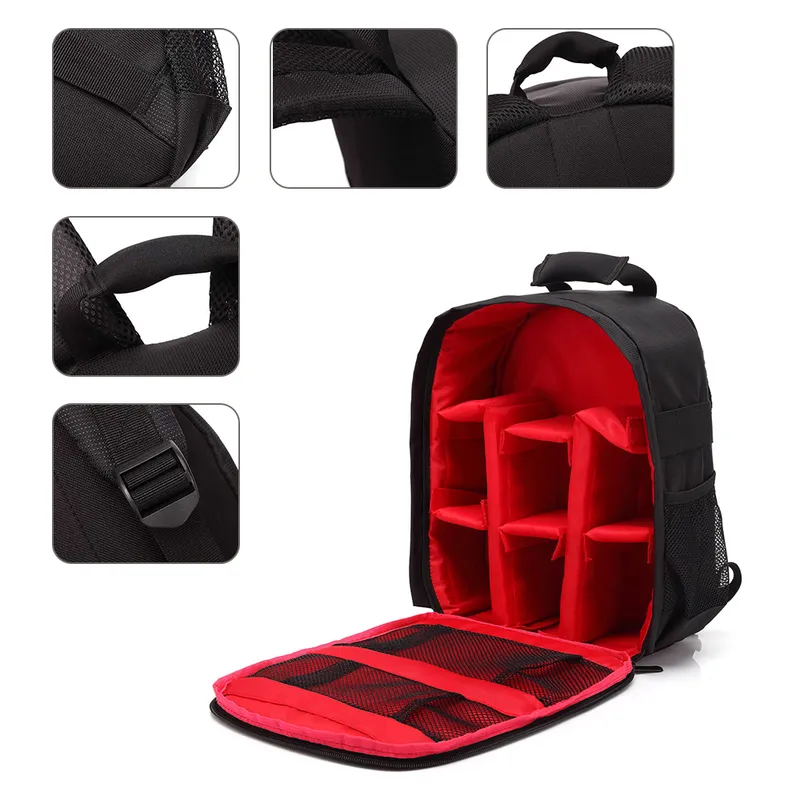 Bag for Camera Backpack Waterproof Outdoor P ography Video Digital DSLR P o Case 220714