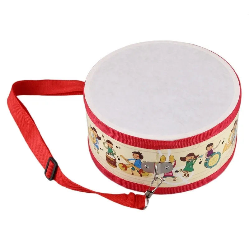 Trommel Holz Kinder Frühe Pädagogische Musikinstrument Für Kinder Baby Spielzeug Schlagen Instrument Hand Trommel Spielzeug 220706