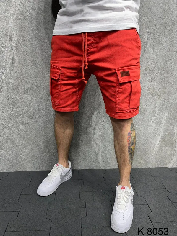 202 Summer Mens Shorts Fitness Bawełniany sznurka krótkie spodnie Wysokiej jakości szorty męskie Mens Sport Sports Shorts 220629