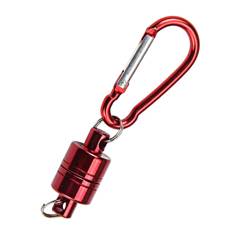 Utomhus Gadgets Stark Magnetisk Carabiner Aluminium Alloy Carabiner Keychain Camping Klättring Snap Clip Lock Buckle Hook Fishing Tool