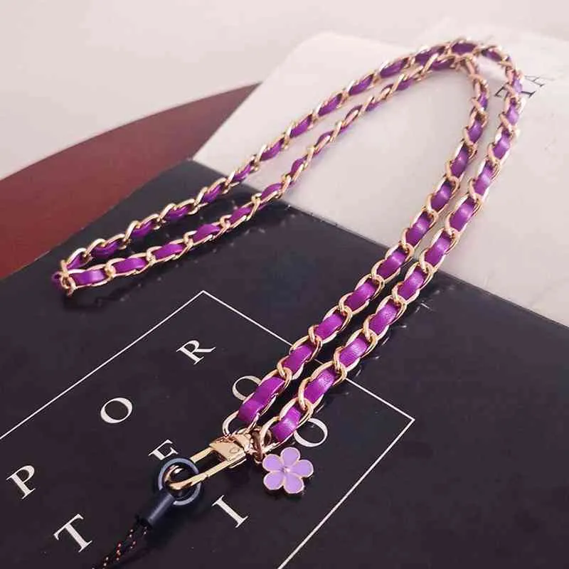 New Design Mobile Phone Straps Wrist Rope Antilost Lanyard Fashion Camera Key USB Holder Neck Strap Flower Hanging Rope AA2203182826687