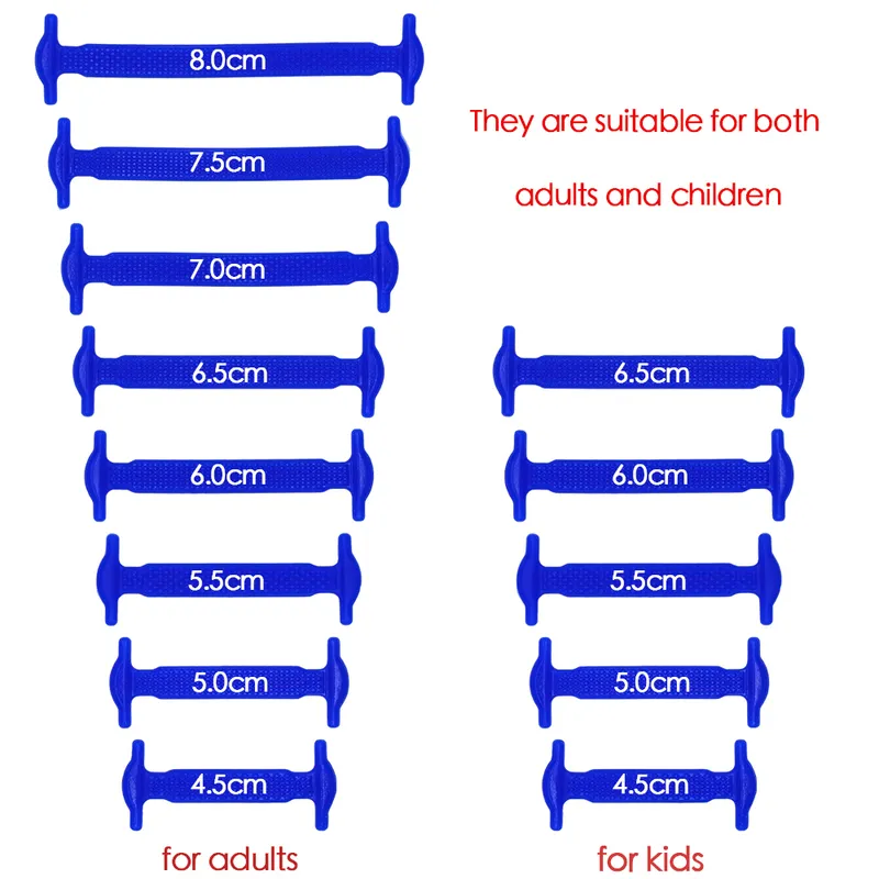 set 실리콘 탄성 신발 끈 탄성 신발 레이스 스페셜 넥타이 신발 끈 남성을위한 넥타이 신발 끈 레이싱 고무 Zapatillas 13 색상 220713