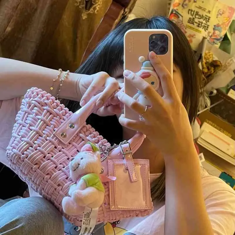 Borse firmate Tote personalizzata piccola donna 2024 Nuova Xia Bai con borsa Msenger Basket Mini tessuto portatile vendita diretta in fabbrica