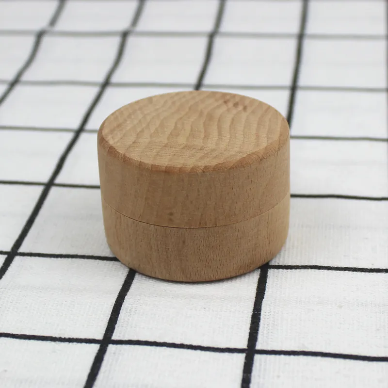 Storage Boxes Round wood box beech rounds rings boxes solid woods gift storages boxes Earrings Necklace packaging jewelry boxesZC532-2