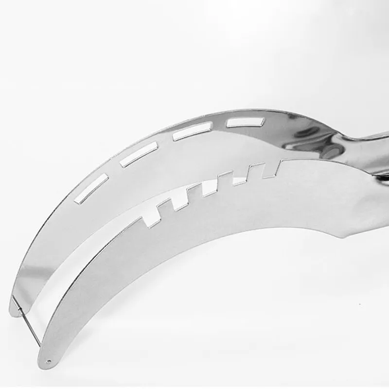 Karpuz Artefakt dilimleme bıçağı 304 Paslanmaz çelik bıçak cerrah meyve ve sebze aletleri karpuz klipsli mutfak aksesuarları fy5335
