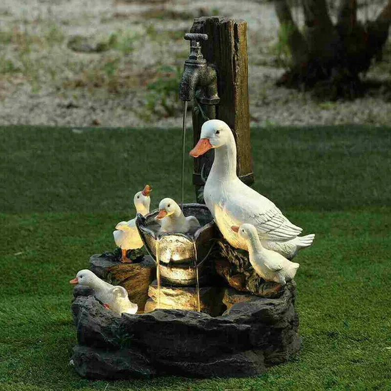 смола Ducks Fountain Garden State