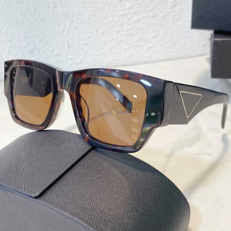 Nowe projektant okularów przeciwsłonecznych PR10 Mężczyzn Ladies Summol Style Occhiali Da Sole Inverted Triangle Temple Najwyższa jakość ochrona UV Spor208n