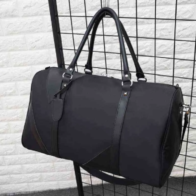 Duffle Bag Fashion Weekend Nylon Travel Bag Men Overnight Waterproof Cabin Luggage Crossbody Gym Bag 220626