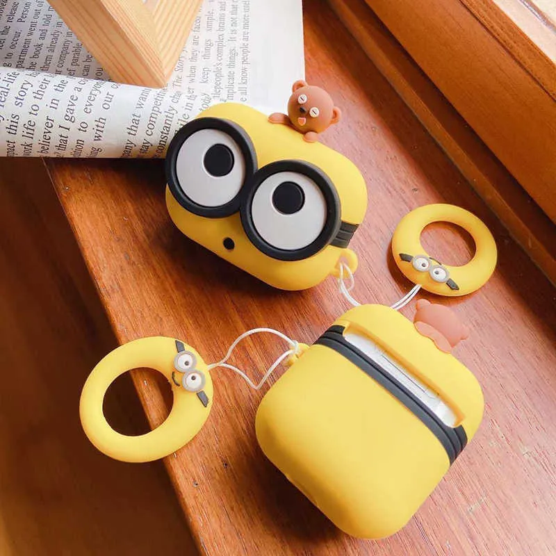 Cartoon mignon Big Eyes 2021 AirPods 3 Case AirPods 2 COUVERTURE COVER AIRPODS PRO CAS EATBUDS IPhone accessoires 21533713363725