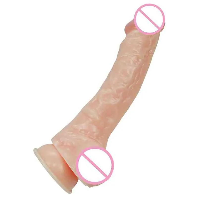 Nxy dildo's leuk en kleurrijke volwassen kristallen penis zuigplaats achtertuin masturbatie omgekeerde model sex massage stick voor mannen vrouwen 0316
