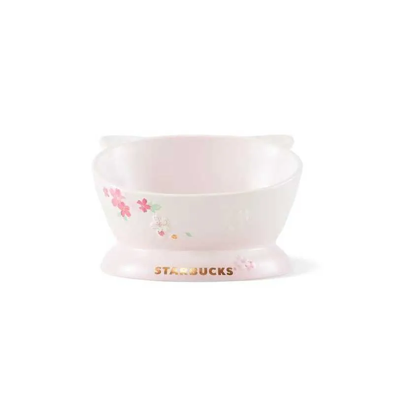 Copo Starbucks Cherry Blossom gradiente rosa flor de cerejeira florescendo caneca de vidro canudo garrafa térmica copo pote capa saco