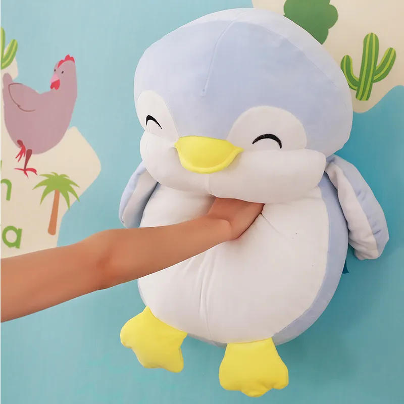 30-55cm doux gros pingouins en peluche dessin animé Animal poupée mode jouet pour enfants bébé belles filles cadeau d'anniversaire de noël