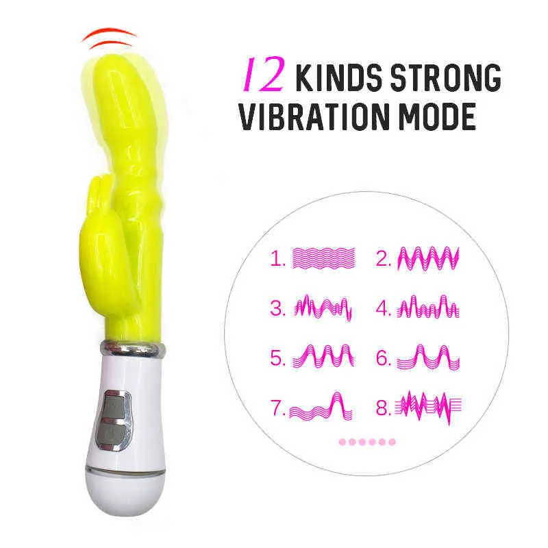 NXY gode adulte, jouets sexuels, double tige, masturbation, lapin, ustensiles, produit sexuel adulte, vibrateur pour femme 220411