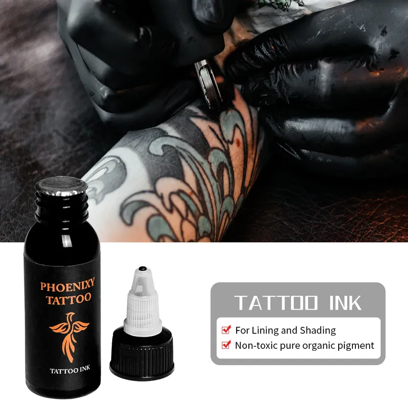 Tattoo kit machines pistool set stroomtoevoer greep grip body art ontwerp permanent make -up diy tool van ru 220728