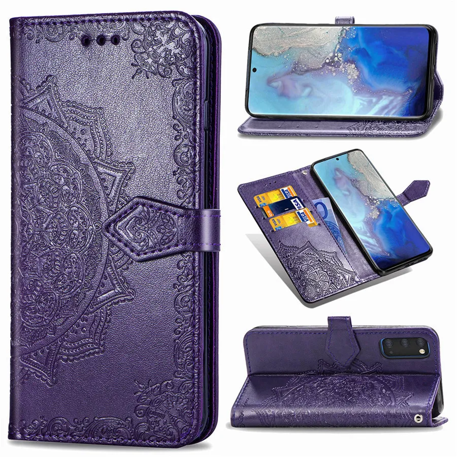 Custodie in pelle Flip Stand Samsung Galaxy S21 S20 S10 S9 S8 Plus S10E S7 S6 Edge Note 8 9 10Lite 10 Pro 20 Ultra PU Cover telefono