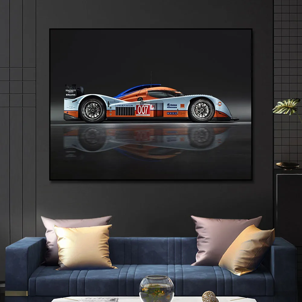 Sport Racing Auto Poster Malerei Druck Auf Leinwand Nordic Wand Kunst Bild Für Wohnzimmer Noom Home Dekoration Rahmenlos