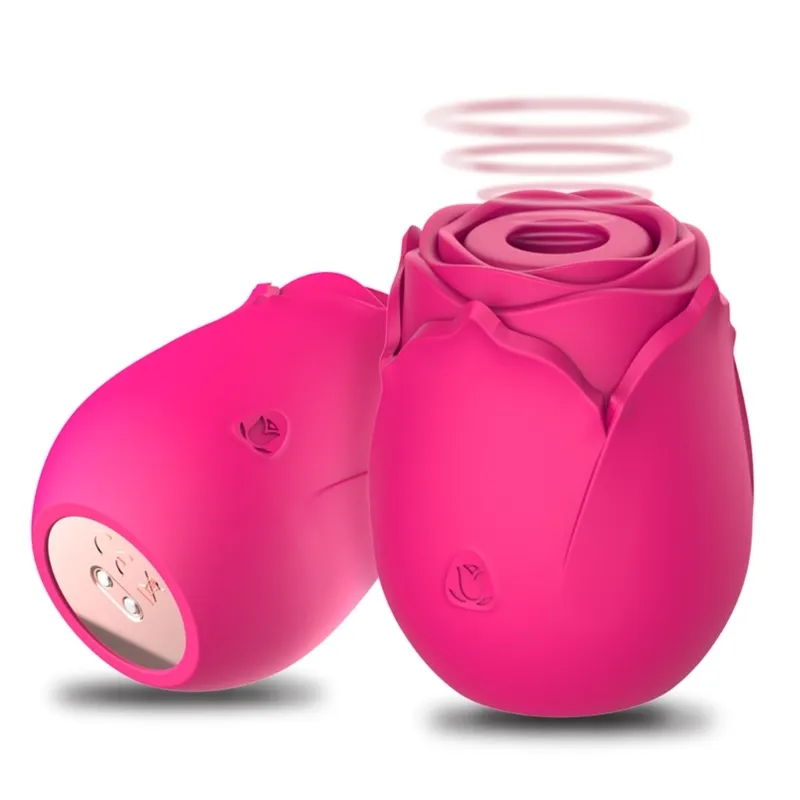 20RD Women G-Spot Sucking Massager 10 Frequency Rose Stimulation USB Rechargeable Adult sexy Toy for Couples