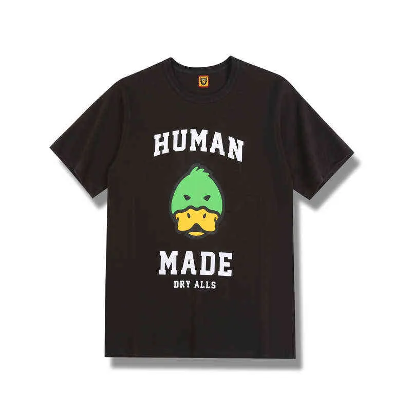 Human Made High Street Tシャツ基本英語印刷プリントスラブ品質コットンヒップホップトップTeest220721