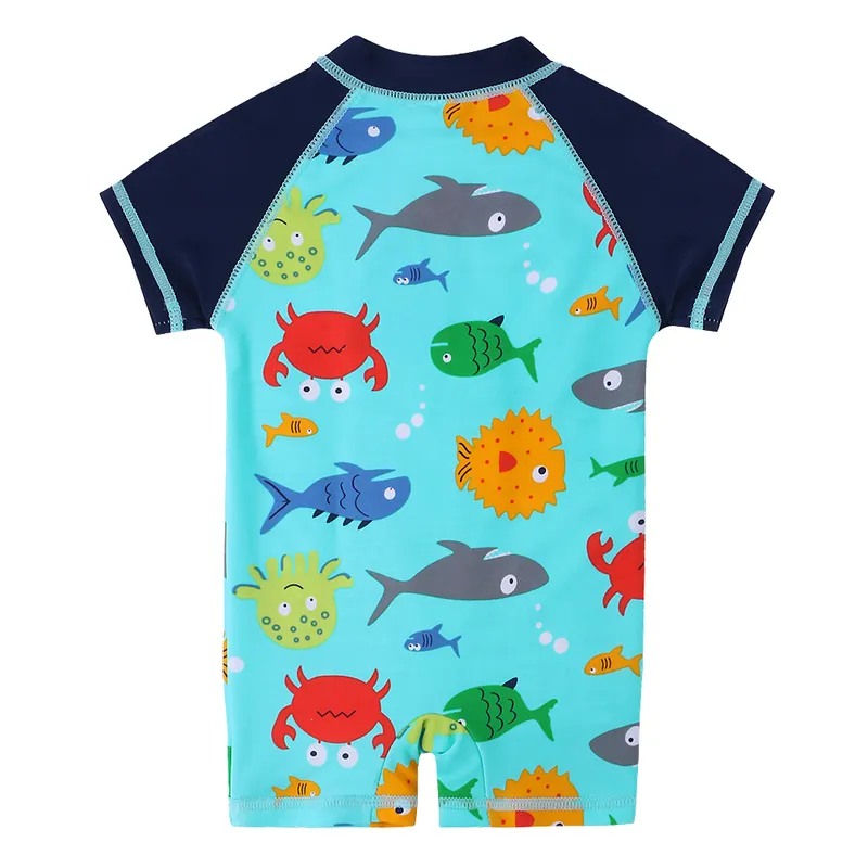 BAOHULU mignon bébé garçons maillot de bain avec motif de dessin animé enfant en bas âge maillot de bain enfants maillots de bain natation pour enfants 220426