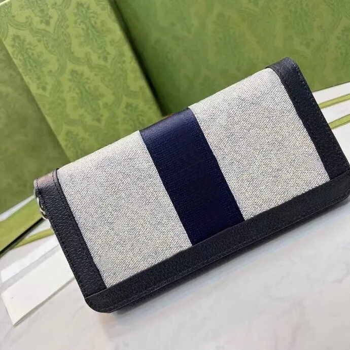Unisex Genuine leather wallet clutch purse classic single zipper wallets long purse card holder with box dust bag289z