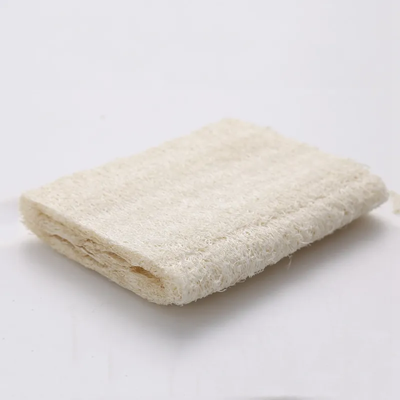 Natural Loofah Esponja Loofah Plato Cepillo de limpieza Luffa Jabón Baño Ducha Herramienta Accesorios de baño Cocina Suministros limpios BH6403 TYJ