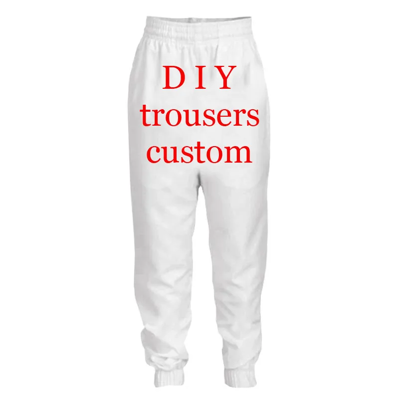 Drop Mens Factory Customize Trousers 3d DIY Custom Polyester Spring Autumn Sweatpants Jogger Pants Men Hip Hop Pant 220704